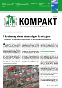 Sanierungsprojekt auf GAB Kompakt-Titelseite